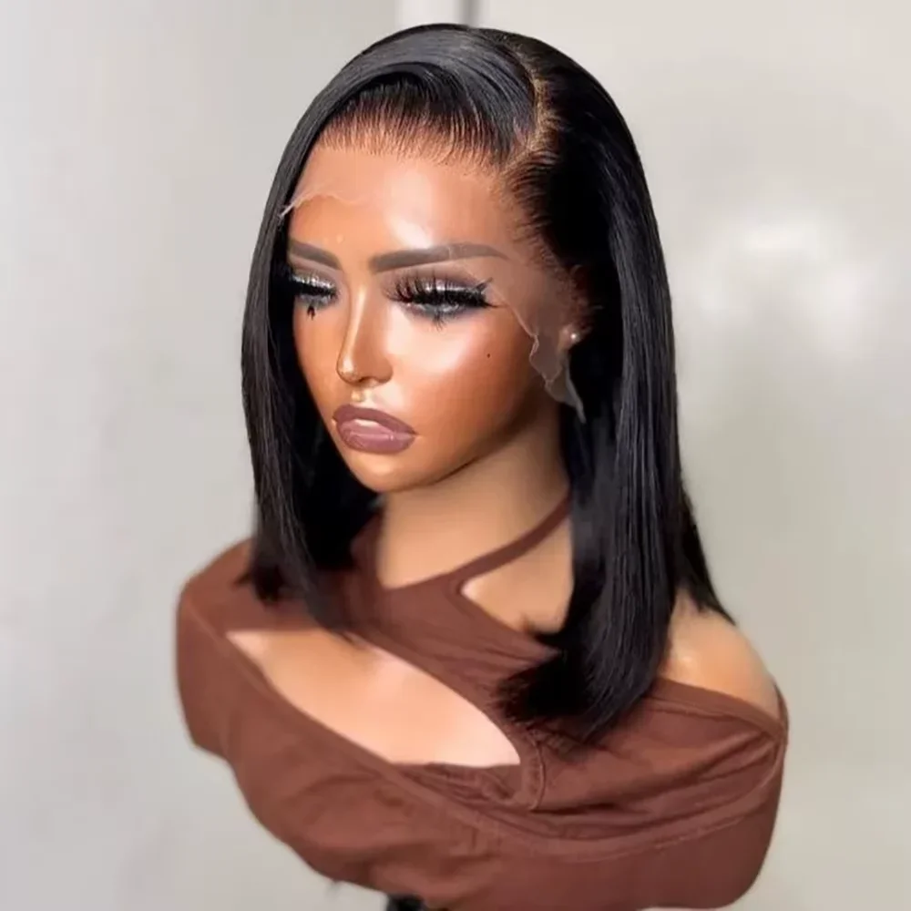 2026 NEW Bob Wig Frontal Lace  - Glueless Wear And Go Human Hair Wig ulasan dan harga