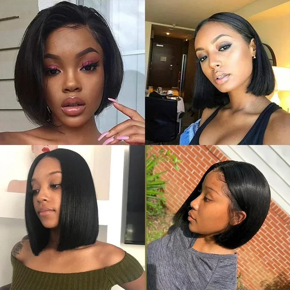 2026 NEW Bob Wig Frontal Lace  - Glueless Wear And Go Human Hair Wig ulasan dan harga