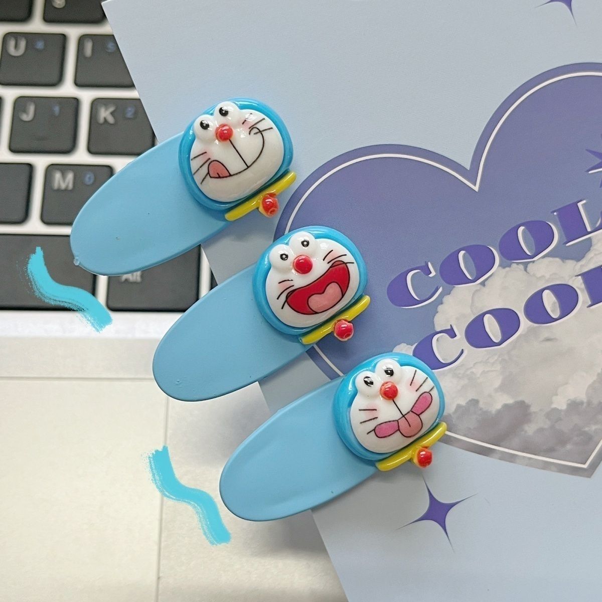 Cute Doraemon Expression Duckb - Hair Bundles ulasan dan harga