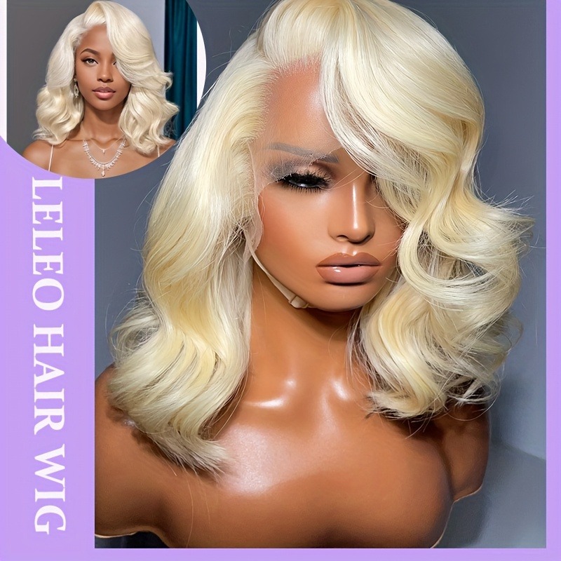 613 Lace Front Wig Human Hair  - 613 Blonde Body Wave Lace Front Wig ulasan dan harga