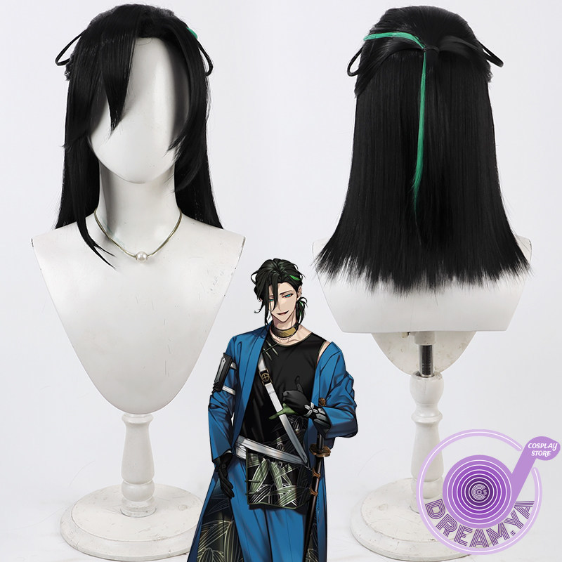 Sasanuki Cosplay Wig Touken Ra - Synthetic Wigs ulasan dan harga