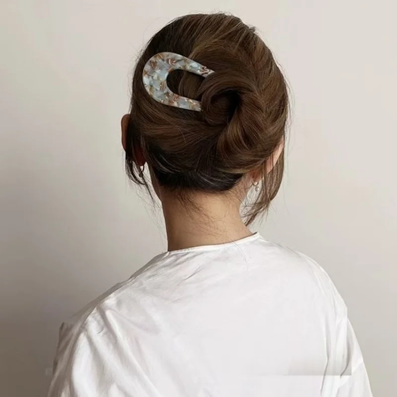 Elegant U-Shaped Hair Clips –  - Hair Bundles ulasan dan harga