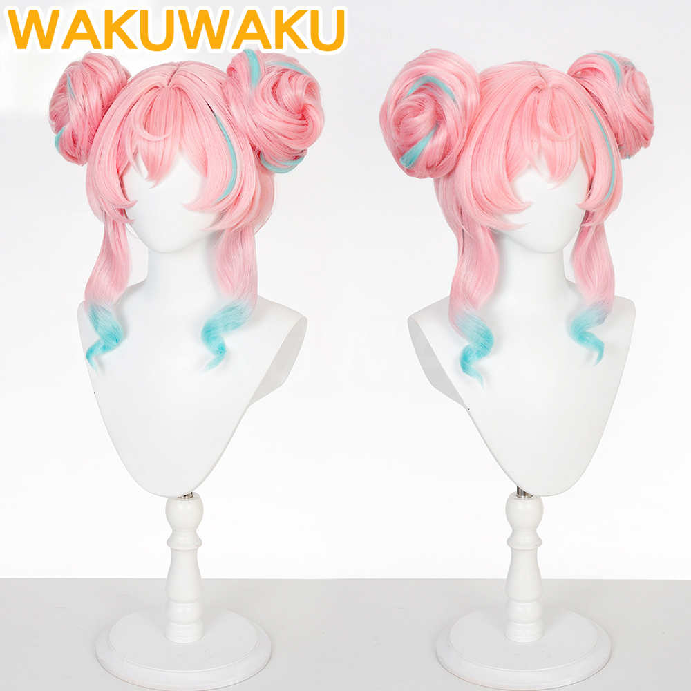 Hyacine Cosplay Wig Game Honka - Synthetic Wigs ulasan dan harga