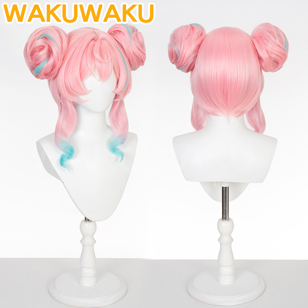 Hyacine Cosplay Wig Game Honka - Synthetic Wigs ulasan dan harga