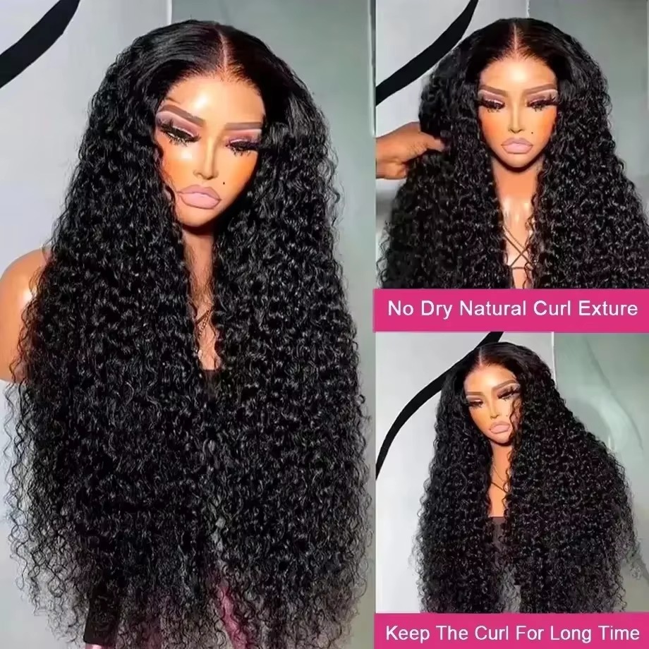 250 Density Deep Wave Wigs 13x - Lace Front Wigs ulasan dan harga