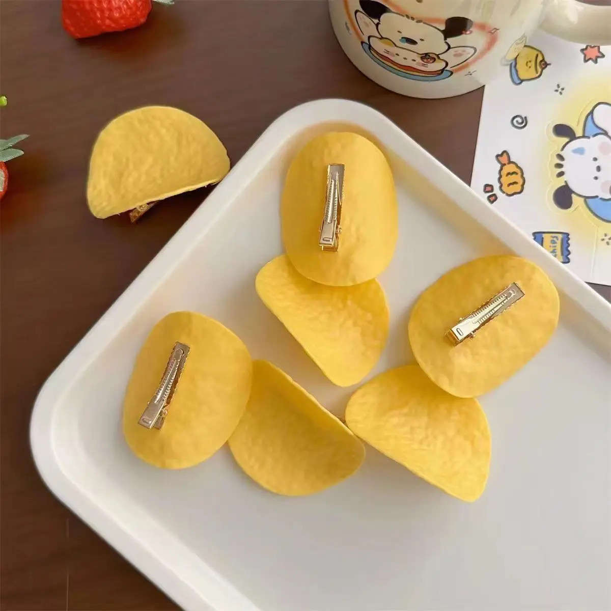 Simulation Potato Chip Hair Cl - Hair Bundles ulasan dan harga
